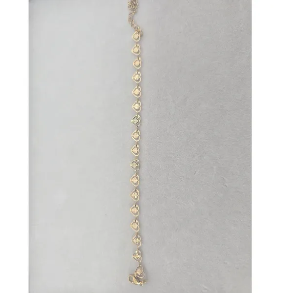Heart Bracelet Women Multicolor‎ Enamel Gold Tone Link 6-8in - Image 3