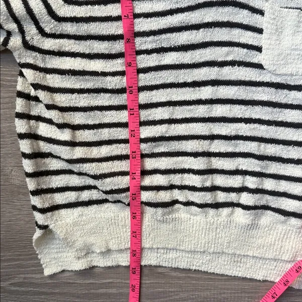 Alex Mill Clifford Sweater in a black and ivory striped Small - Image 10