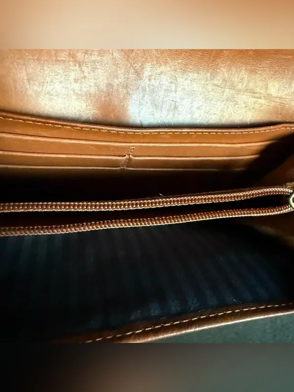 COACH Sonoma Large Wallet Brown Leather - Image 4