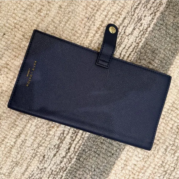 Katie Loxton Yay For Vacay Travel Wallet Navy Passport Organizer NWOT Slim - Image 4