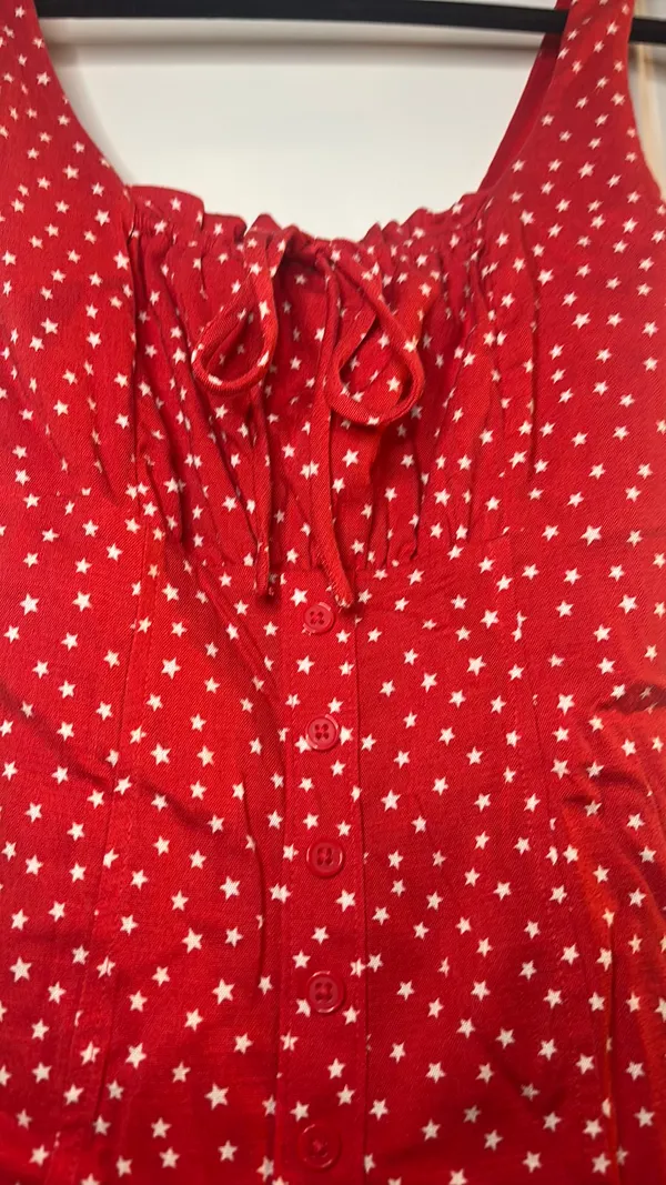 Wild Fable Red dress with white stars - Image 2