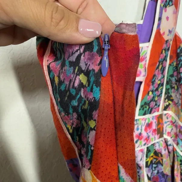 Anthropologie Square Neck Maxi Dress Size 12 - Image 10