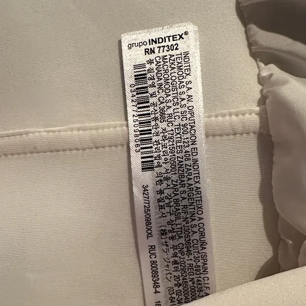 Zara Gray and White Utility Jacket - Image 5