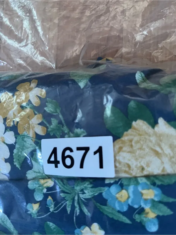 Old Navy Blue Yellow Floral Midi Dress Small Cottagecore Summer Feminine Beach - Image 10