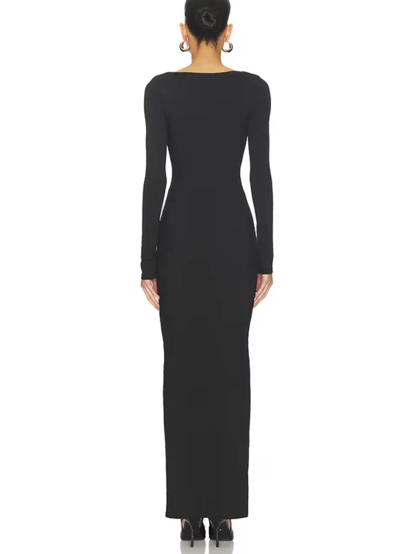 Revolve All The Ways Anneliese Maxi Dress in Black size Large NEW $68 - Image 3