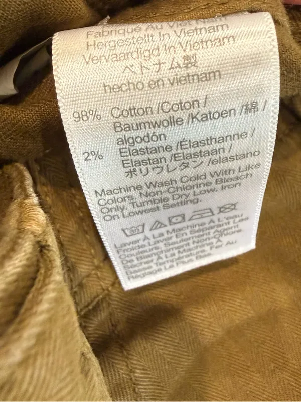 Madewell The Perfect Vintage Wide Leg Utility Pant Women’s 25T Golden Spinach - Image 13