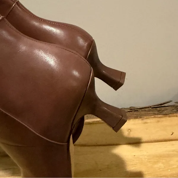 Dolce Vita Auggie‎ SOFT Leather Boots Size 8 Brown - Image 11