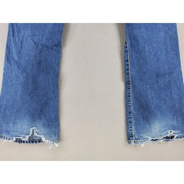 Vintage Abercrombie & Fitch Jeans Size 6S Flare Low‎ Rise Bootcut USA 90s Y2K - Image 8