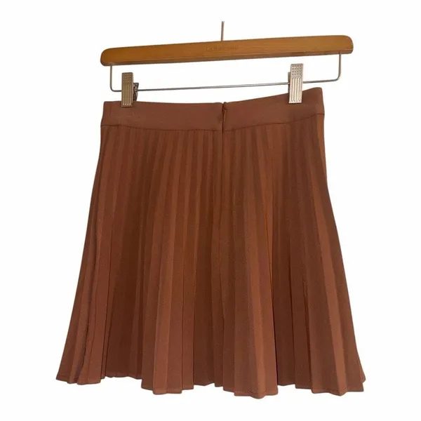 ✨Aritzia Sunday Best Tabby Pleated Sz 00 Skirt - Epicurean Brown✨ - Image 4