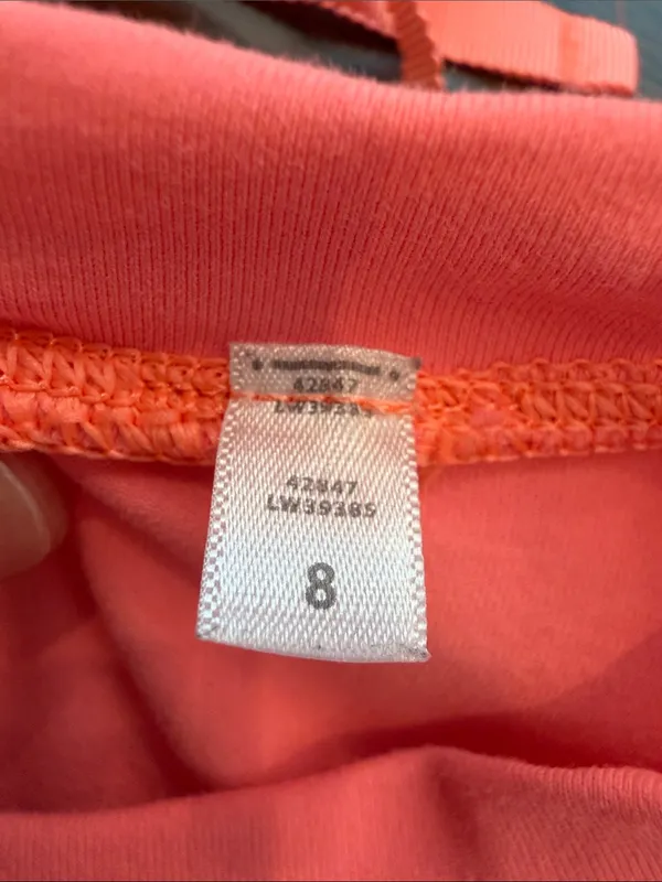 Lululemon Run Warm-Up Crewneck Pullover Coral Pink Size 8 Long Sleeve - C11-632 - Image 2