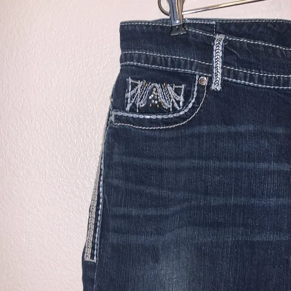 Maurices Premium embroidered Sequined Pockets Bootcut Jeans - Image 4