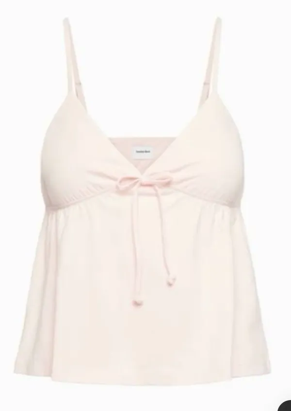Aritzia Pink Sunday Best Soft Feels Loulou Camisole size smal - Image 4