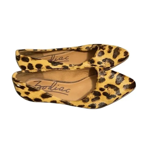 Zodiac Leopard Print Leather Slip on Flats(Size 7M) - Image 7