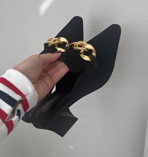 Newbella Mule Heels Size 7.5 - Image 2
