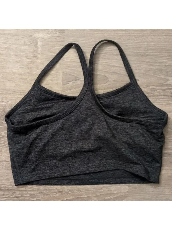 Aerie Offline Gray The Hugger Least Support Sports Bra Size XL - Image 4