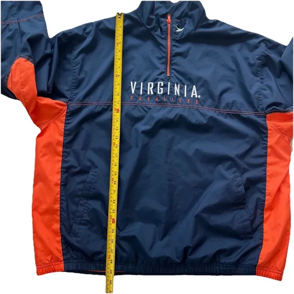 Vintage 90s Reebok Virginia Cavaliers Jacket Mens XL UVA NCAA Half Zip Pullover - Image 5
