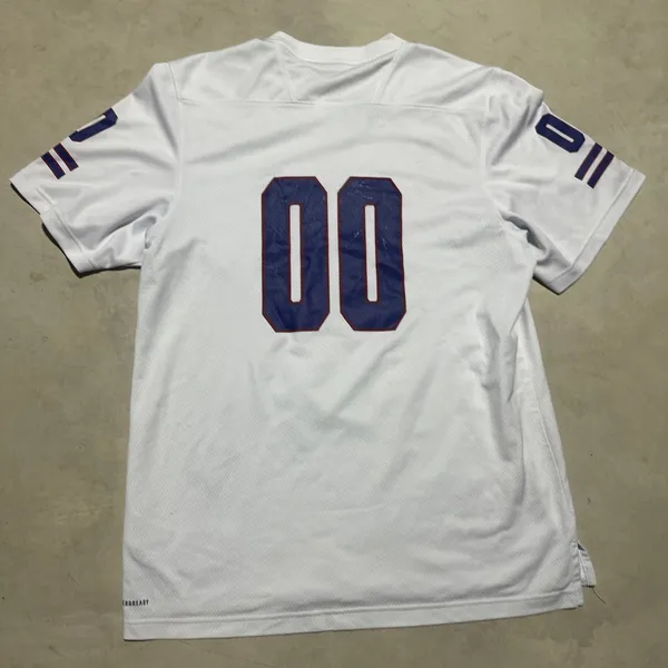 Adidas Kansas Jayhawks Football Jersey #00 Men's XL White Officially Licensed - Image 6