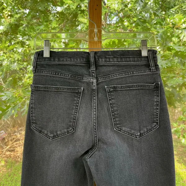 Gap Women's Kick Fit High Rise Jeans Washed Black Size 28/6R - Image 8