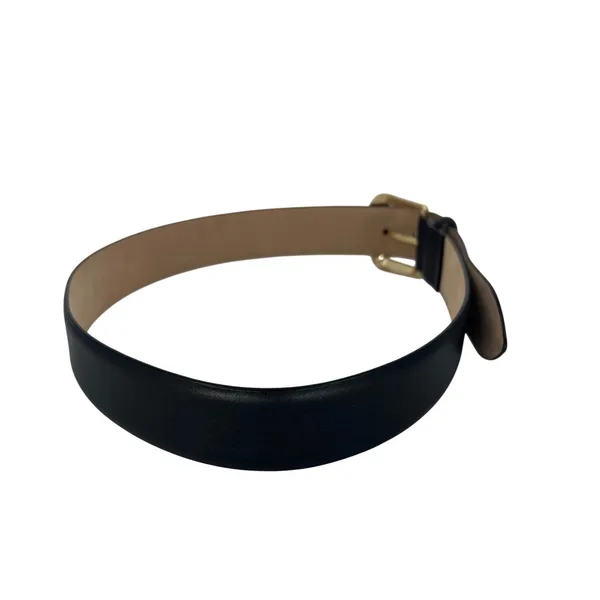 B-Low the Belt Kennedy Leather Belt‎ Black Gold Size XS - Image 9