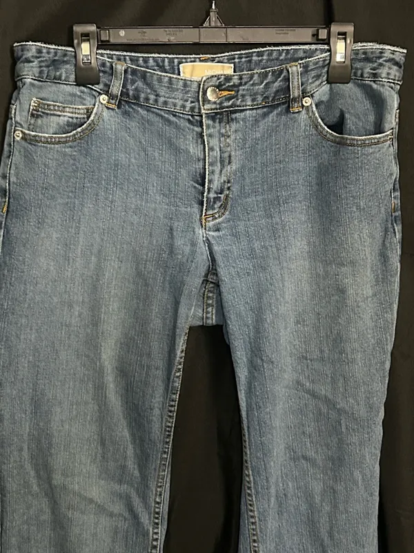 Michael Kors Classic Women's Blue Denim Jeans SZ 12 - Image 3