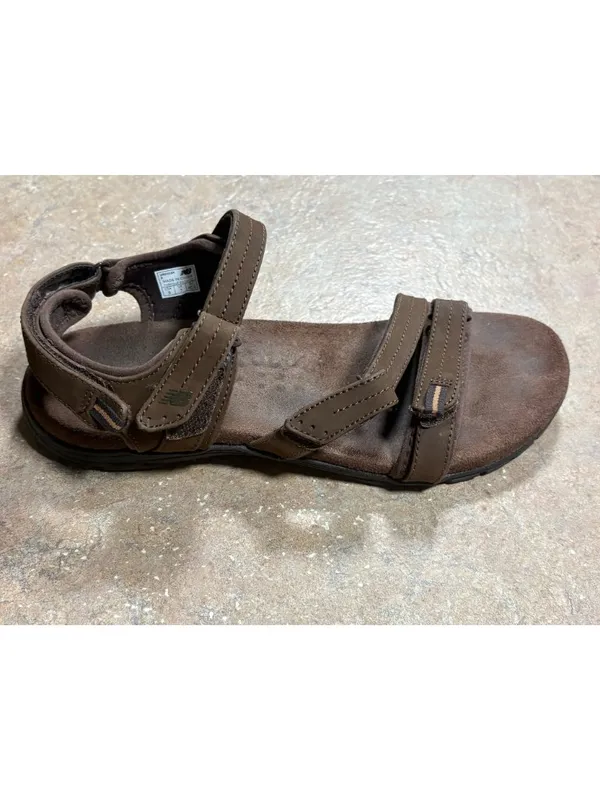 New Balance Maya Sandals Brown Nubuck Straps Comfort Arch Outdoor 9 - Image 9