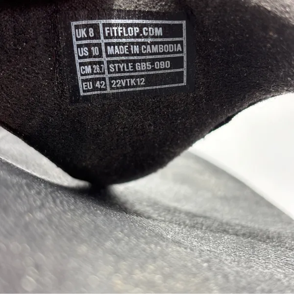 Fitflop Lulu‎ Glitter Womens Size 10 Black Glitter Top Thongs Flip Flop Sandals - Image 6