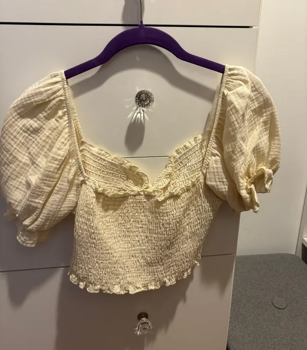 Blue Blush Crop Top - Image 2