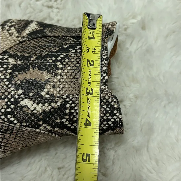 Qupid Slay Snake Print Heeled Boots - Image 8