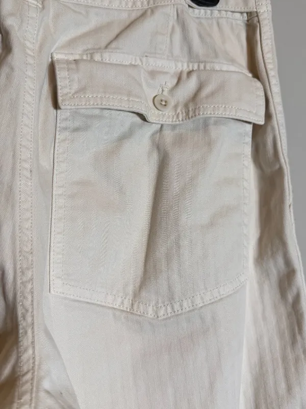 Madewell The Perfect Vintage Wide-Leg Pant: Utility Edition Women's 29 Linen Tan - Image 12