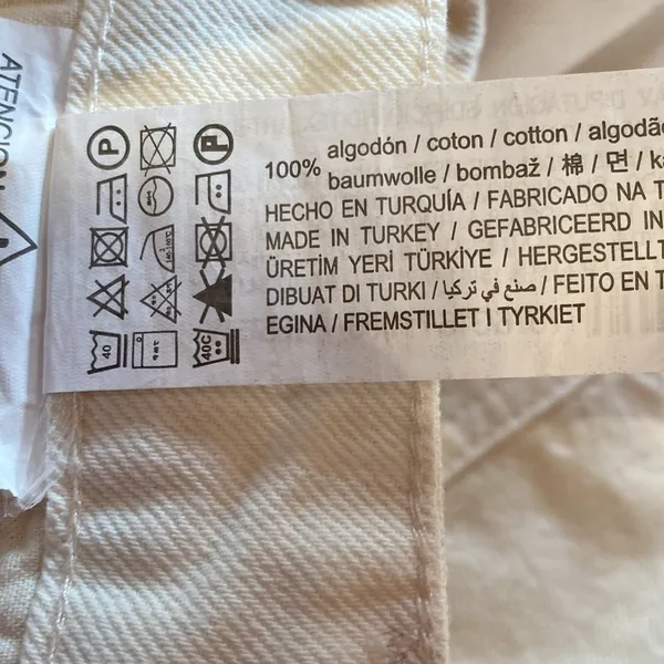 Wrangler ATG Utilitarian Wide Leg Urban Outdoors Cream Jeans Sz 4 - Image 14
