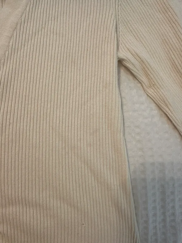 Cream Cropped Cardigan  - Image 5