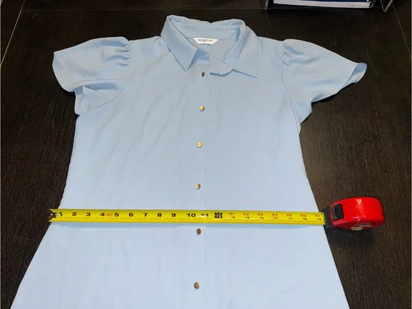 Amanda Uprichard Pale Blue Collared Top - Image 5