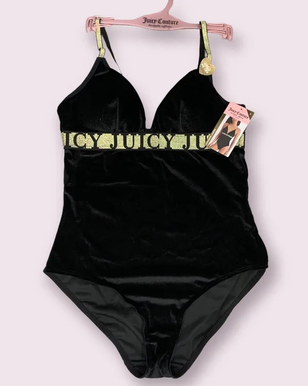 Juicy Couture NWT Velvet Holiday Bodysuit - Image 2