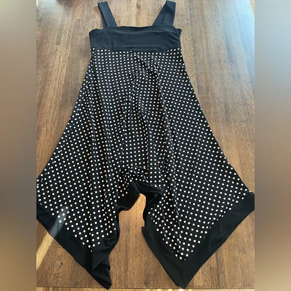 Frank Lyman Design Dress Black White Polka Dot Summer Dress - Size 8 - Image 2