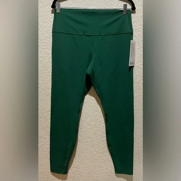 Lululemon NWT Align High Rise 28” Pants Leggings Everglade Green Size 14 - Image 6