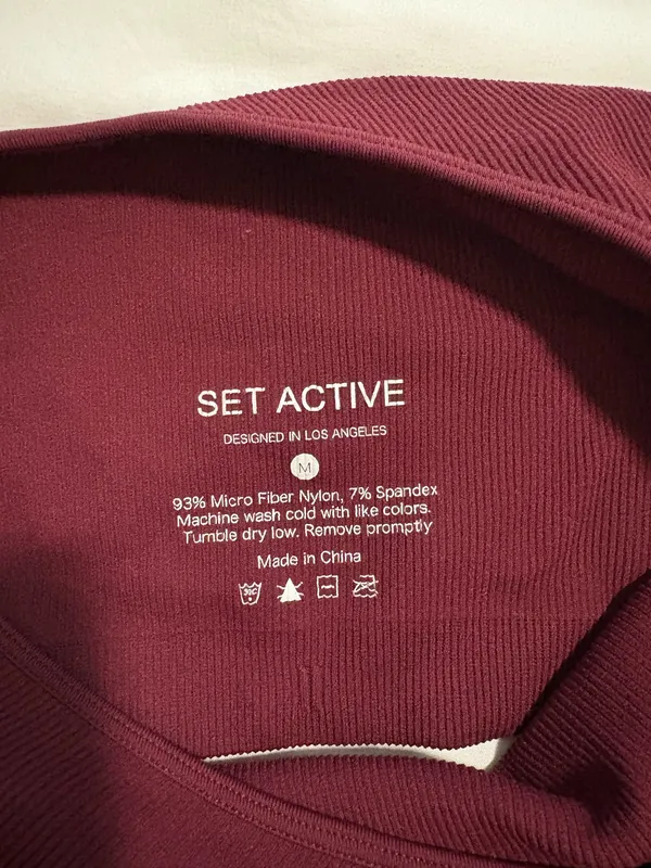 Set Active Sports Bra One-Shoulder - Image 3
