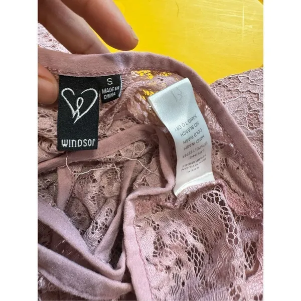 Windsor pink laced bodysuit - Image 5