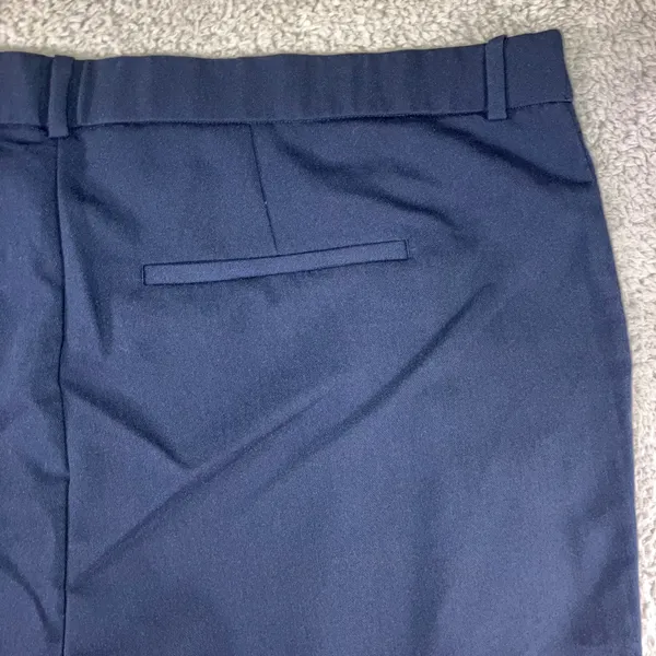 Abercrombie & Fitch Sloane Tailored Pant Women 37 Regular Navy Ultra High Wide‎ - Image 11