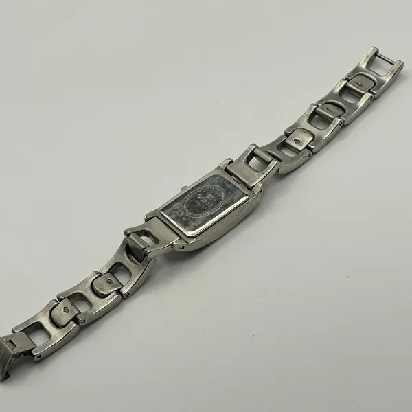Guess Silver Tone Rectangular Dial Minimalist Women’s Watch Working - Image 6