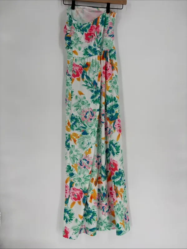 Grace Karin strapless floral dress small - Image 3