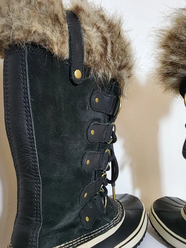 Sorel Joan of Arctic Black Waterproof Boots Size 8.5 - Image 8