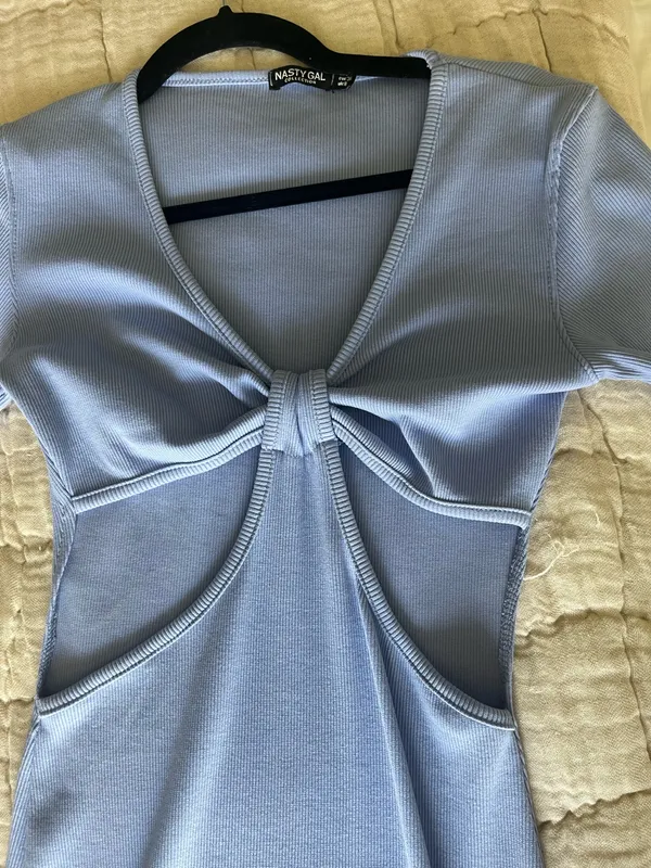 Nasty Gal Cut-Out Ribbed Dress - Image 7