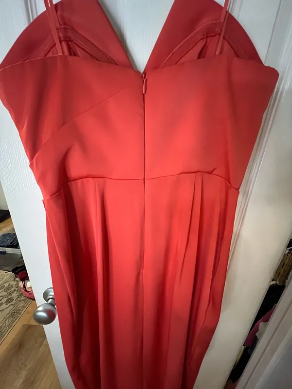 Aidan Mattox Origami Sweetheart Strapless Gown - Image 9