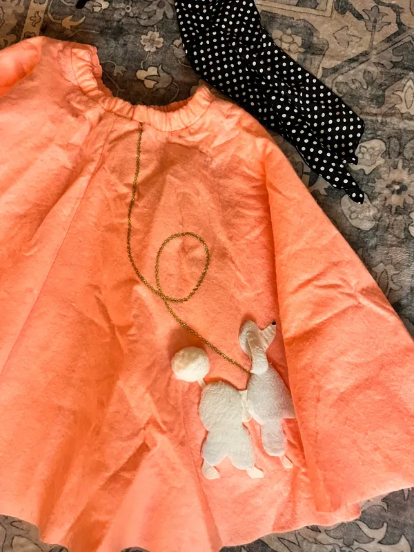 Handmade Pink poodle skirt Halloween costume - Image 6