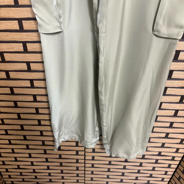 Joie Light Green Satin Cargo Pants Size 6‎ - Image 5