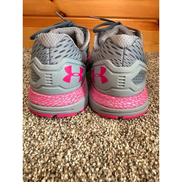 Under Armour HOVR Guardian 2 Womens Gray Pink Running Shoes 3022598-403 Size 12 - Image 3
