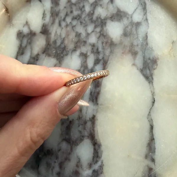 Pandora Sparkle & Hearts Ring Rose Gold - Image 3