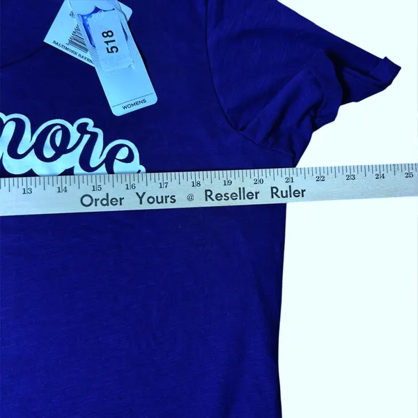 NEW Baltimore Ravens NFL Women's‎ Purple T-Shirt XL Extra Large Team Apparel - Image 4