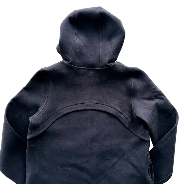 Lululemon Long Horizons Hoodie Black Size Medium Coat Jacket Travel Commute - Image 9