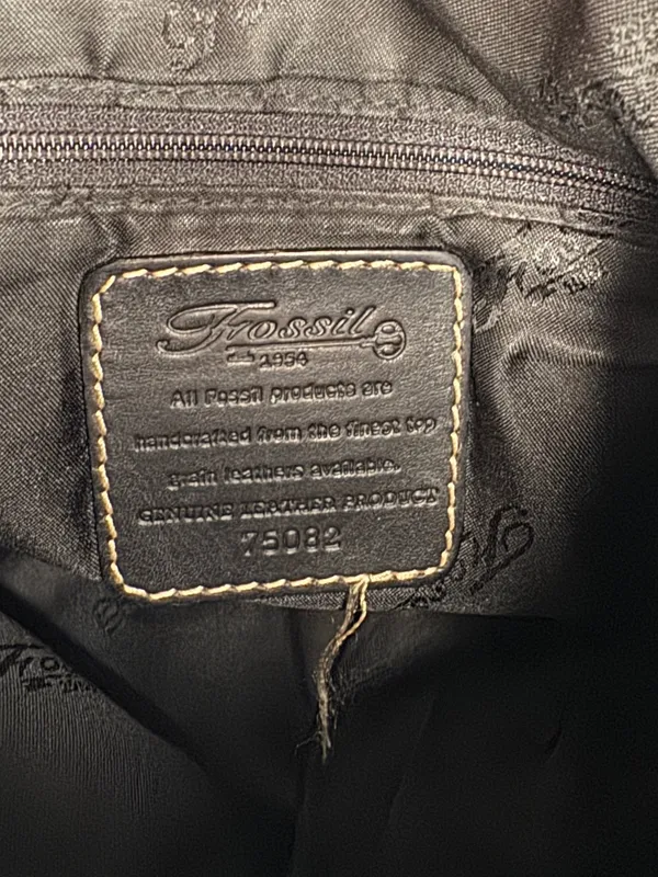 Fossil Black Leather Shoulder Bag - Image 7